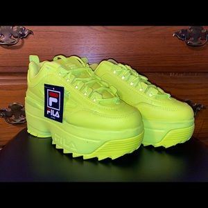 NWT Fila Disruptor II Wedge Shoes